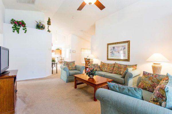 Orlando Florida Villa to Rent Living Room